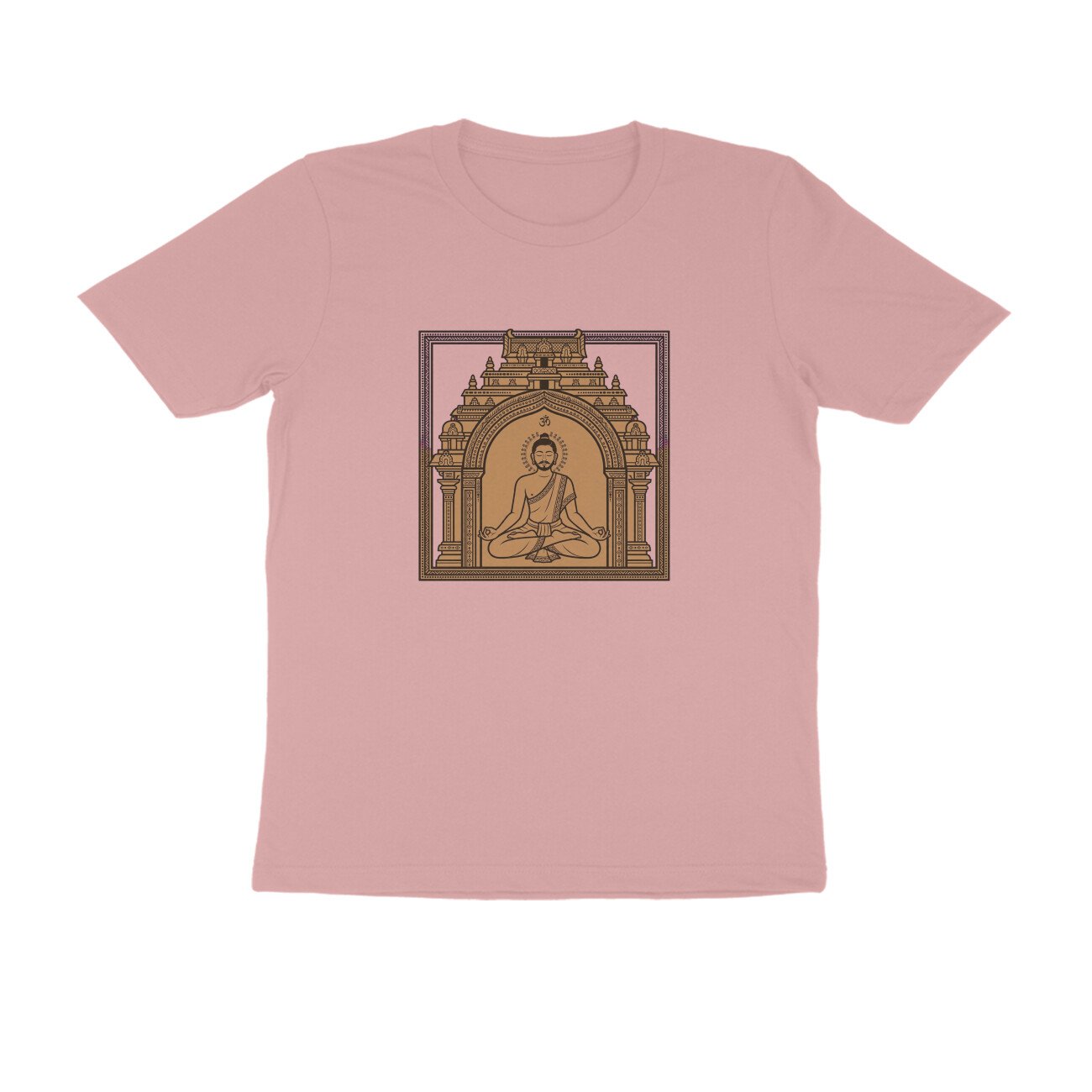 Om Yogi - Ancient Temple Meditation Unisex T-Shirt - Image 2