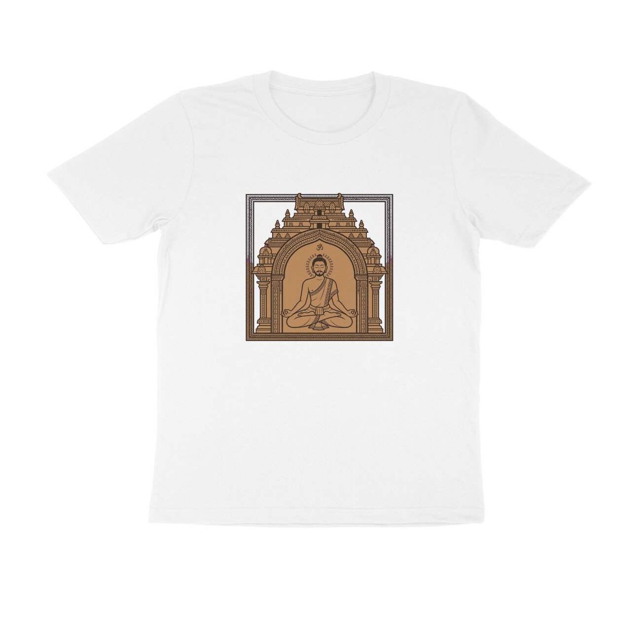 Om Yogi - Ancient Temple Meditation Unisex T-Shirt - Image 3