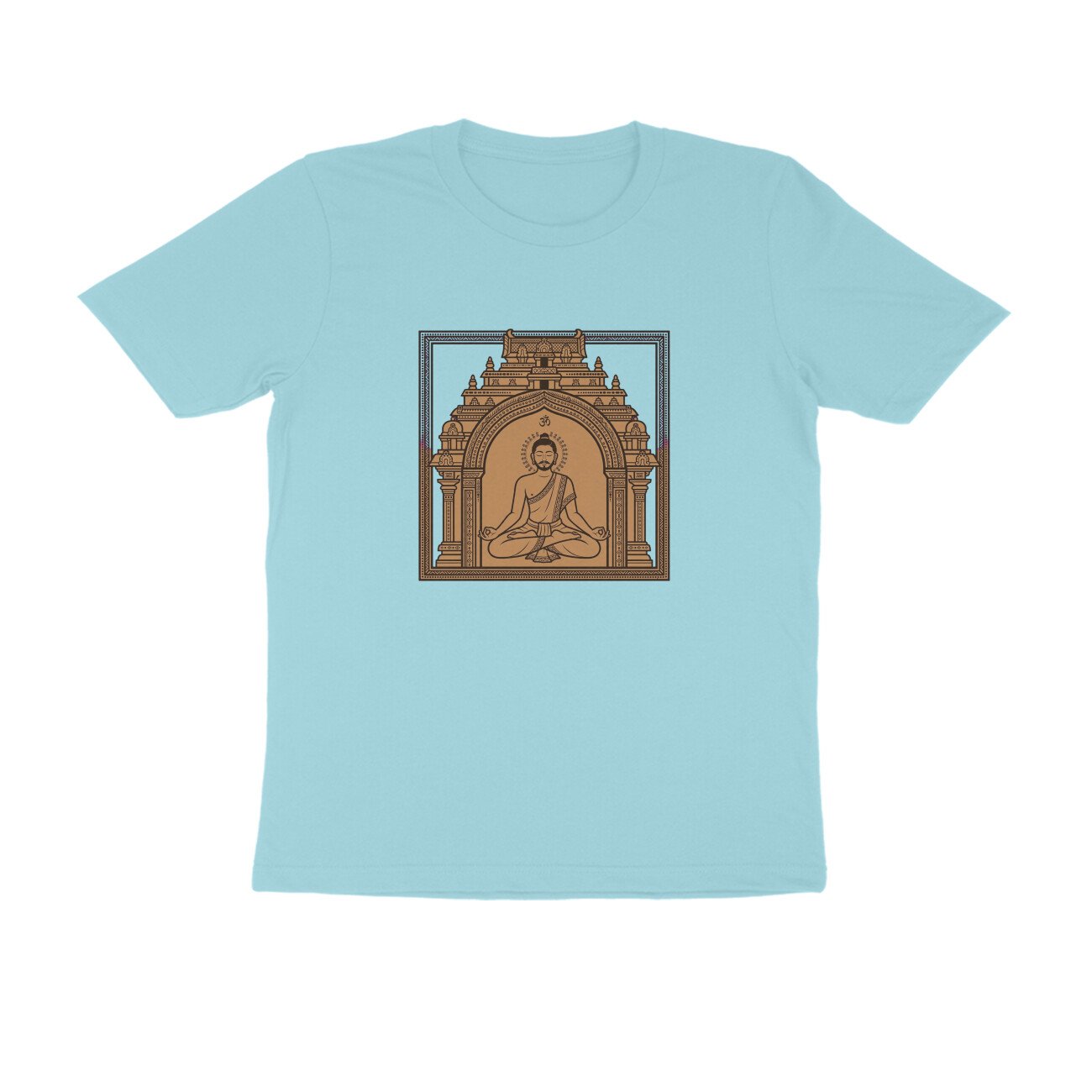 Om Yogi - Ancient Temple Meditation Unisex T-Shirt - Image 4