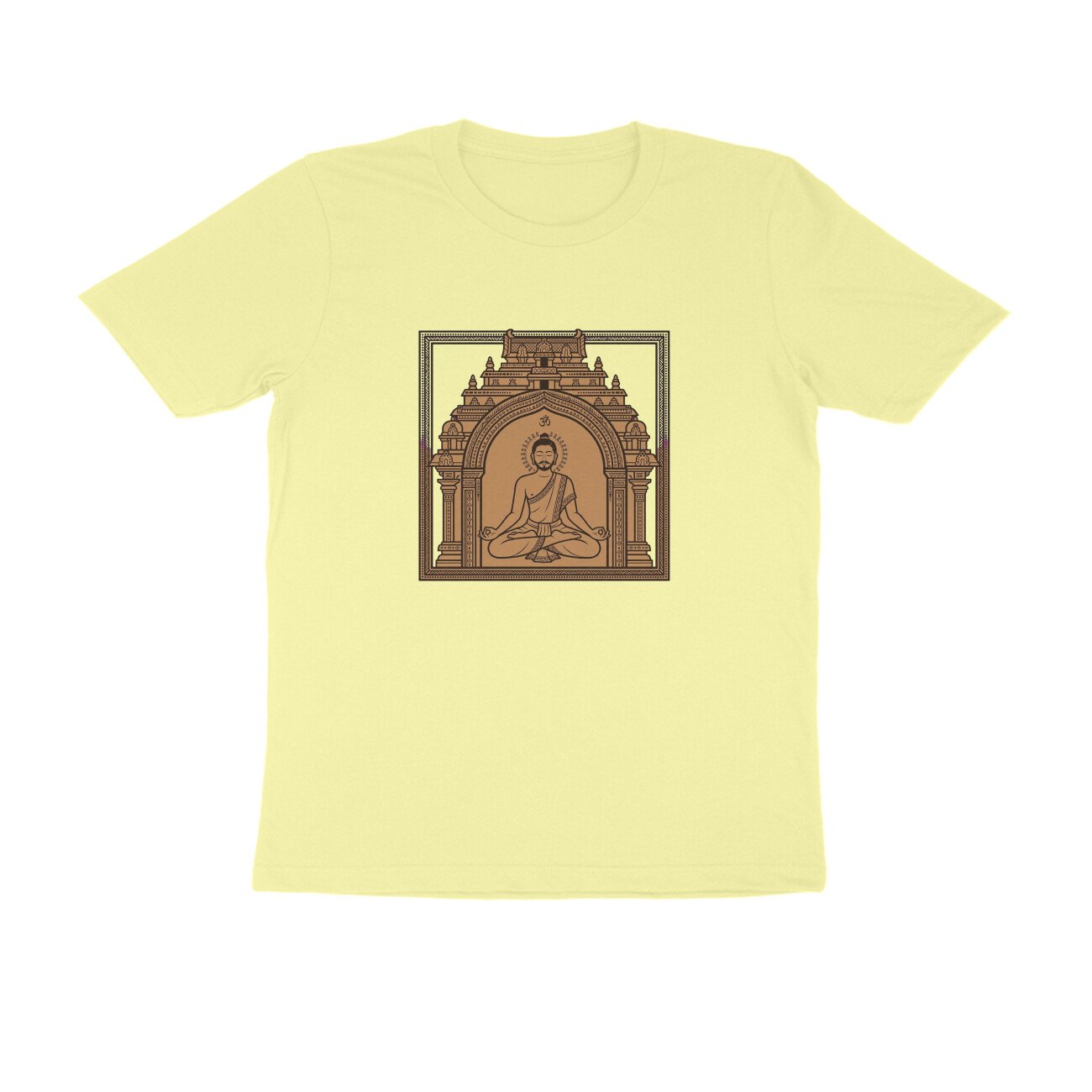 Om Yogi - Ancient Temple Meditation Unisex T-Shirt - Image 6