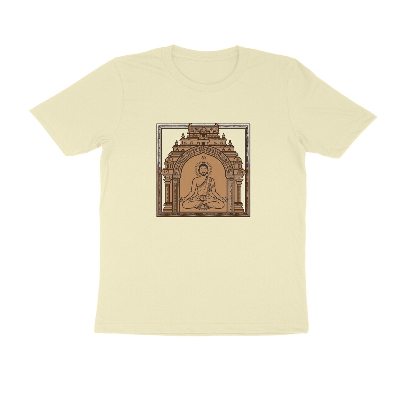 Om Yogi - Ancient Temple Meditation Unisex T-Shirt - Image 7