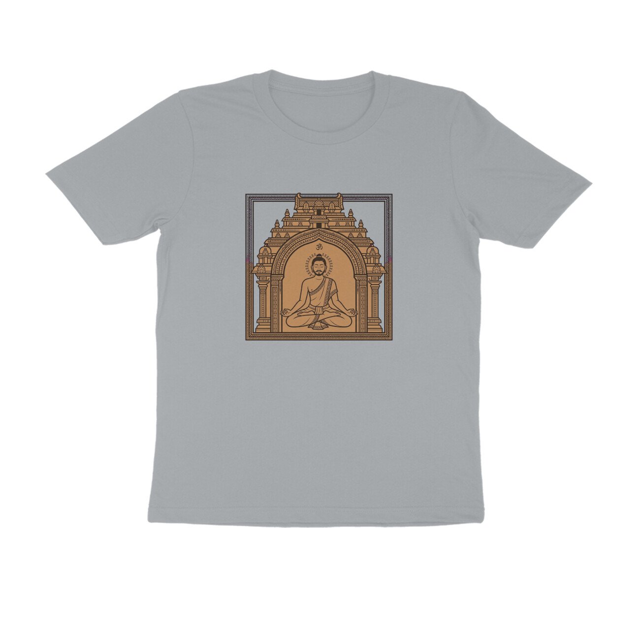Om Yogi - Ancient Temple Meditation Unisex T-Shirt - Image 8
