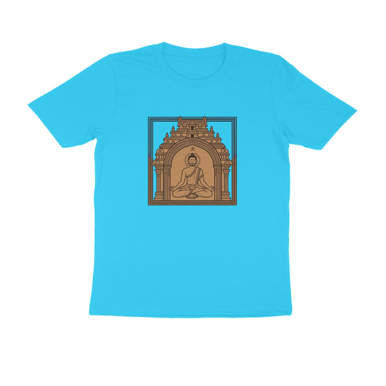 Om Yogi - Ancient Temple Meditation Unisex T-Shirt - Image 9