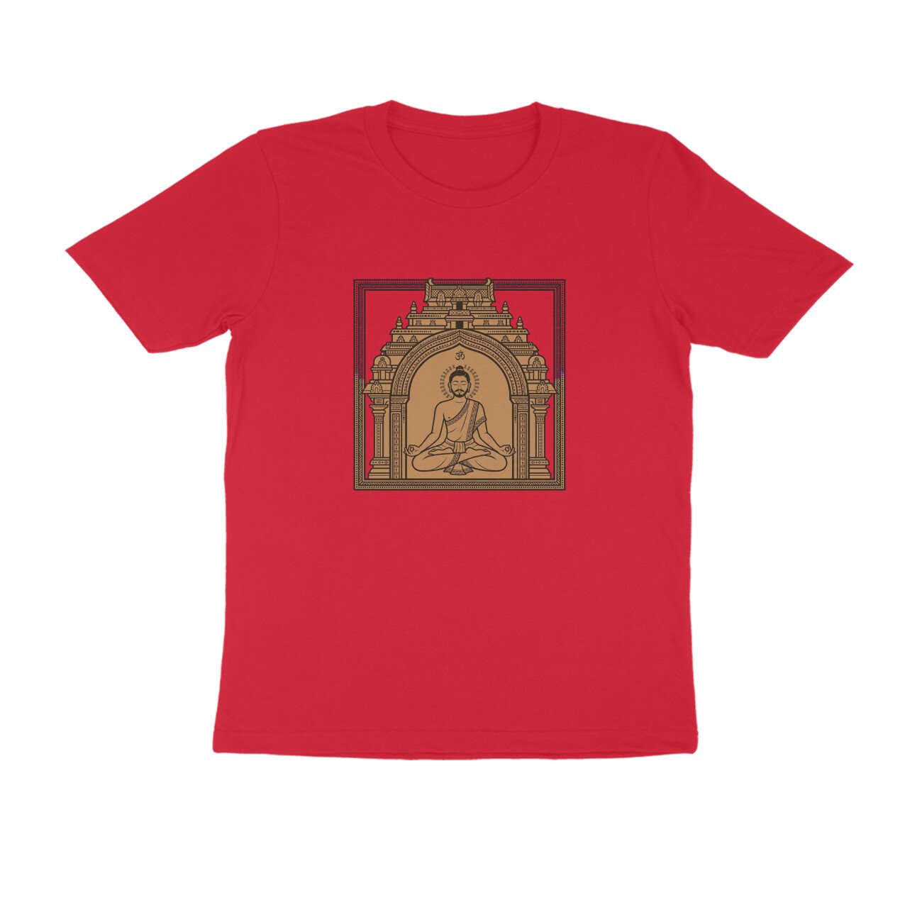 Om Yogi - Ancient Temple Meditation Unisex T-Shirt - Image 10
