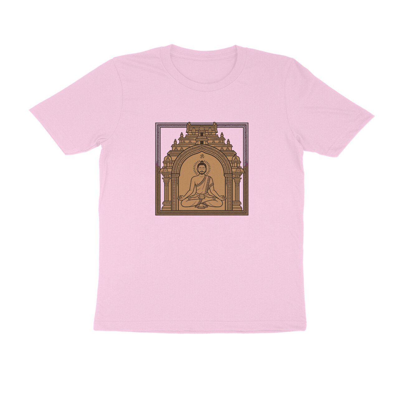 Om Yogi - Ancient Temple Meditation Unisex T-Shirt - Image 12