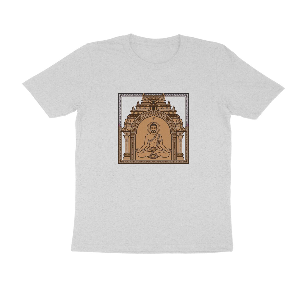 Om Yogi - Ancient Temple Meditation Unisex T-Shirt - Image 13