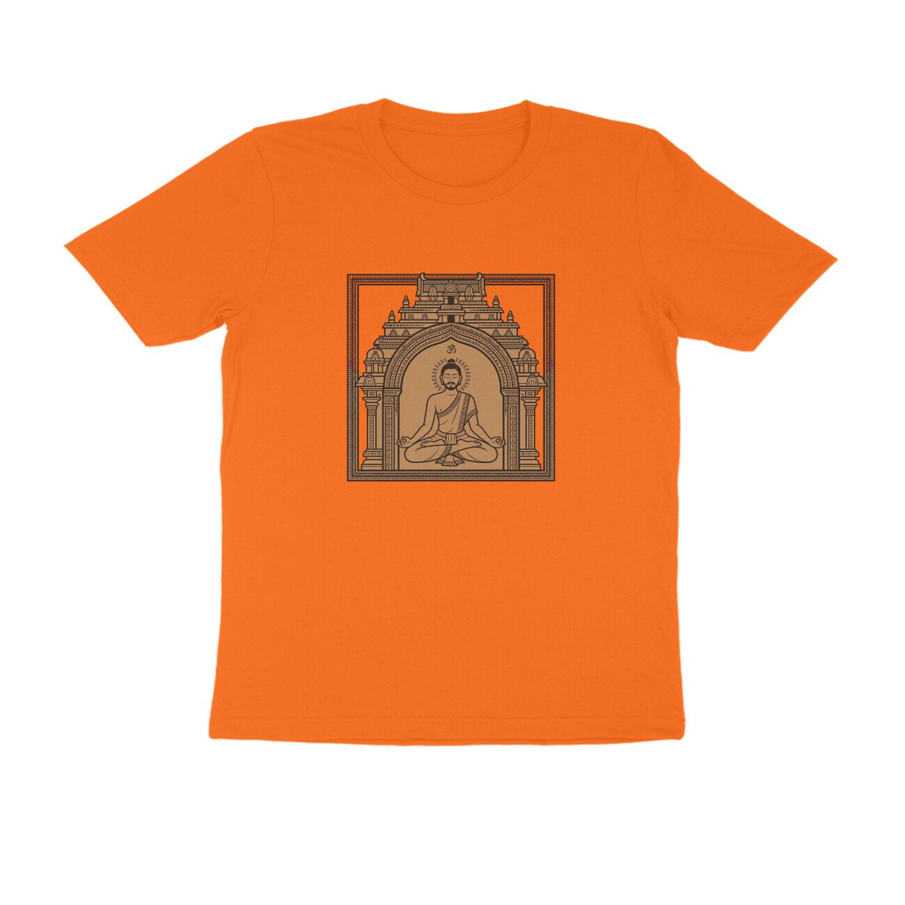 Om Yogi - Ancient Temple Meditation Unisex T-Shirt - Image 20