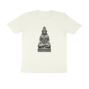 Golden Crown Yogi - Bold Color Temple Meditation Unisex T-Shirt