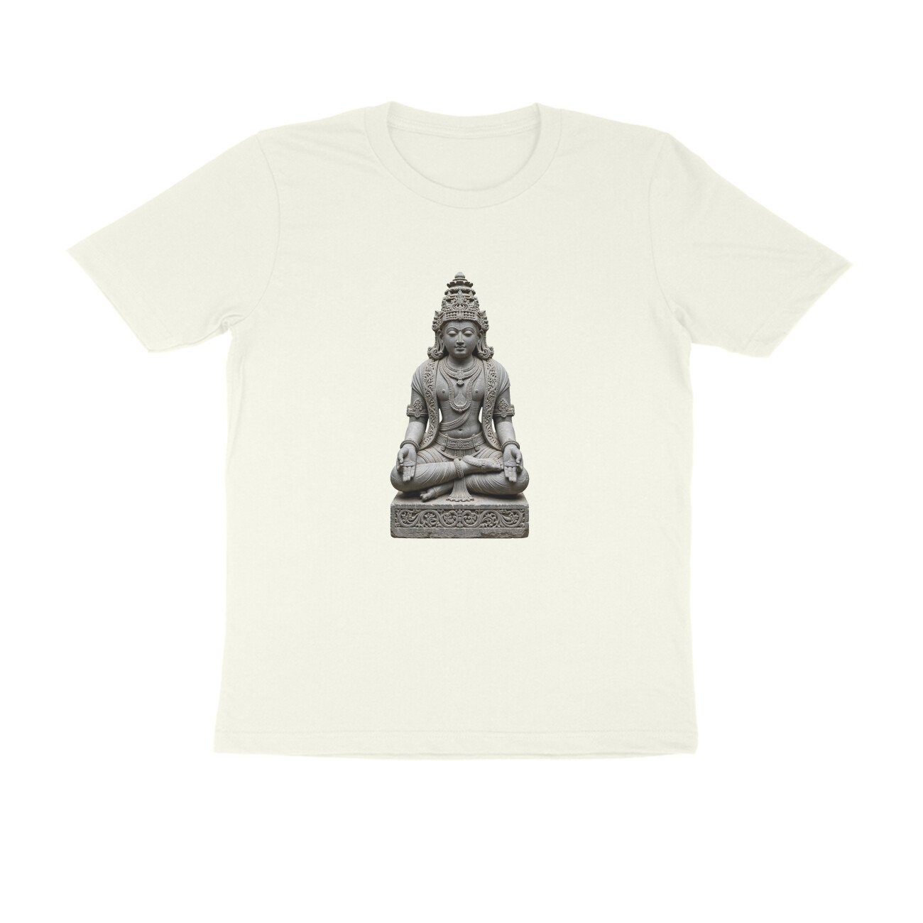 Golden Crown Yogi - Bold Color Temple Meditation Unisex T-Shirt
