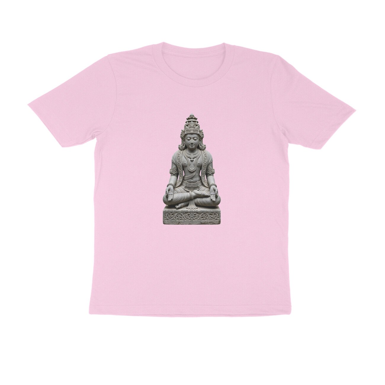 Golden Crown Yogi - Bold Color Temple Meditation Unisex T-Shirt - Image 2