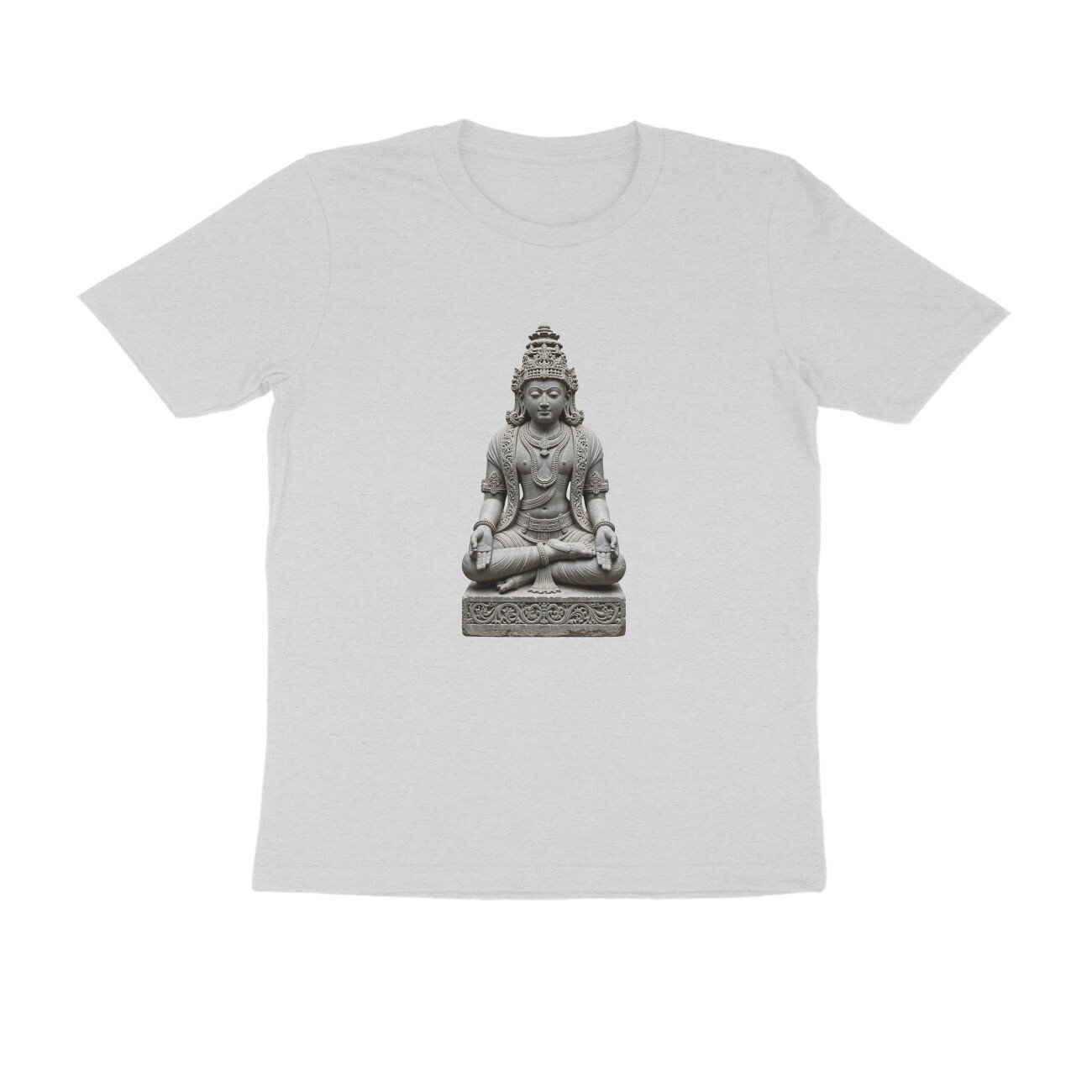 Golden Crown Yogi - Bold Color Temple Meditation Unisex T-Shirt - Image 4