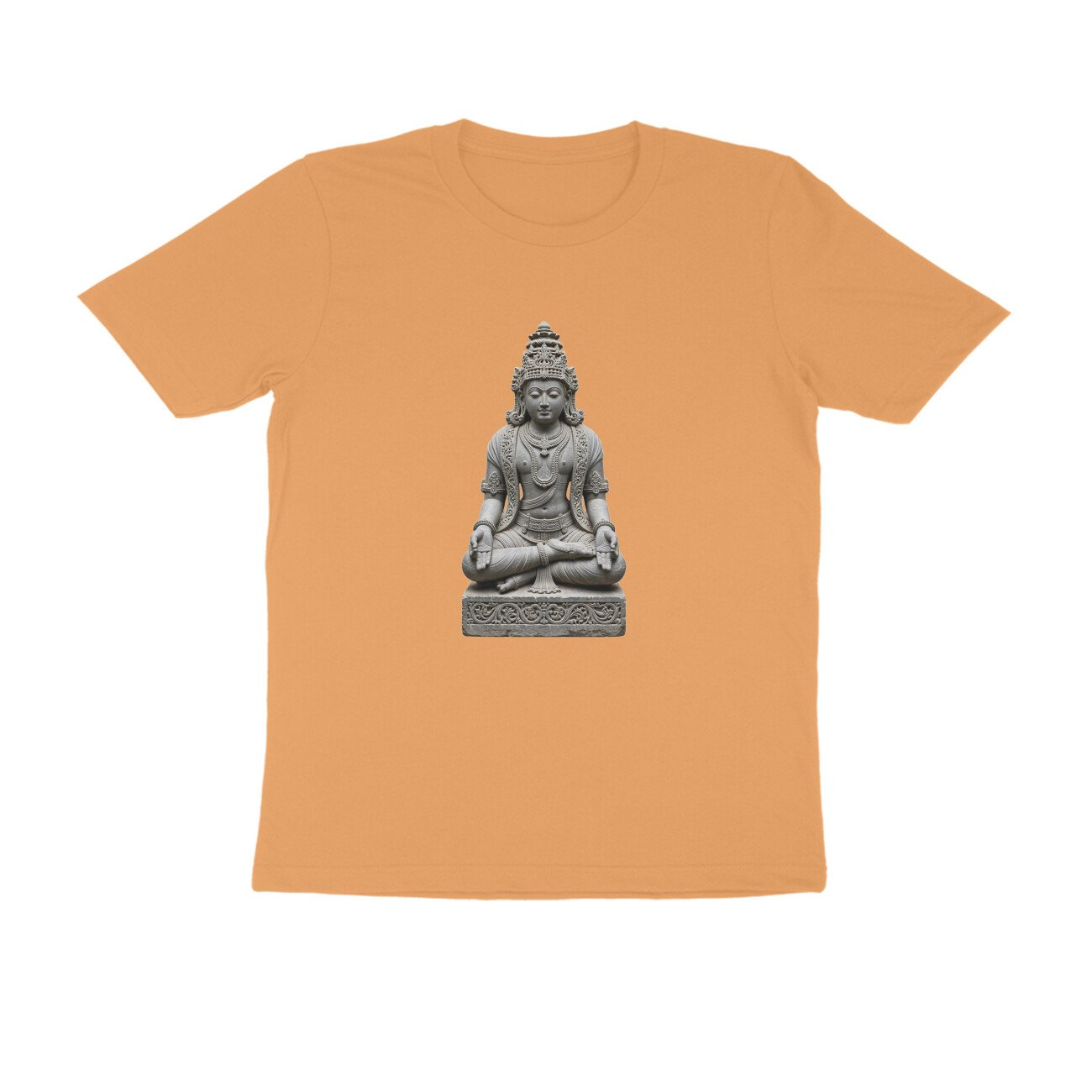 Golden Crown Yogi - Bold Color Temple Meditation Unisex T-Shirt - Image 5