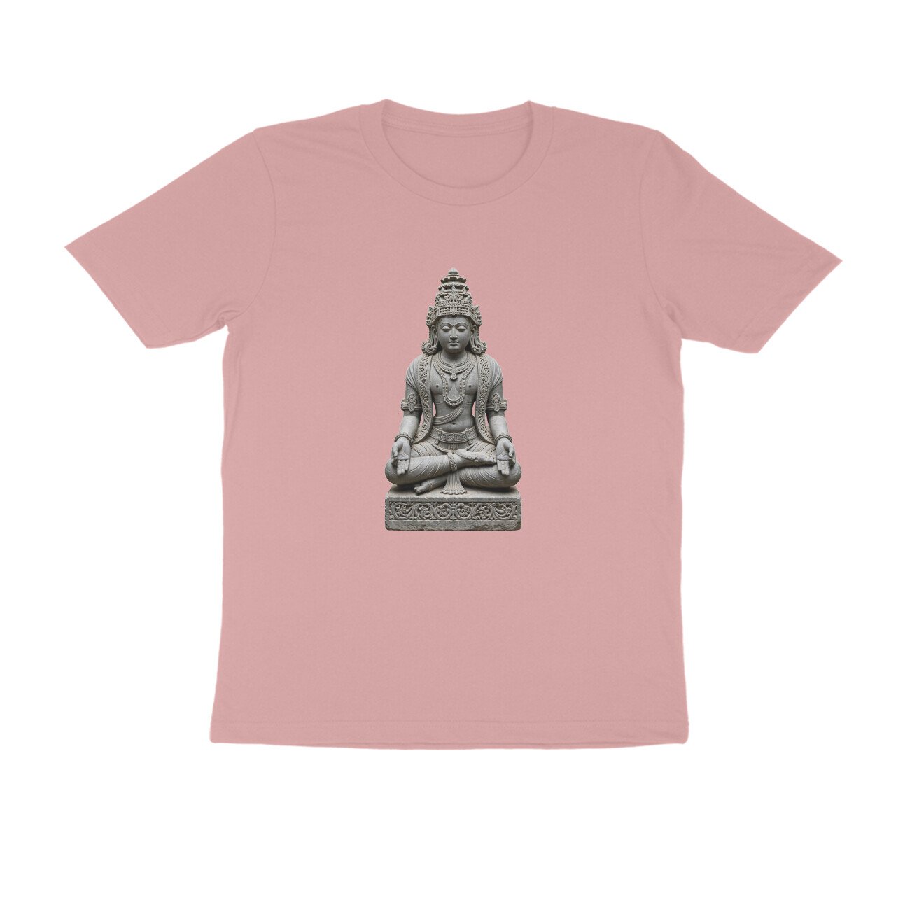 Golden Crown Yogi - Bold Color Temple Meditation Unisex T-Shirt - Image 7