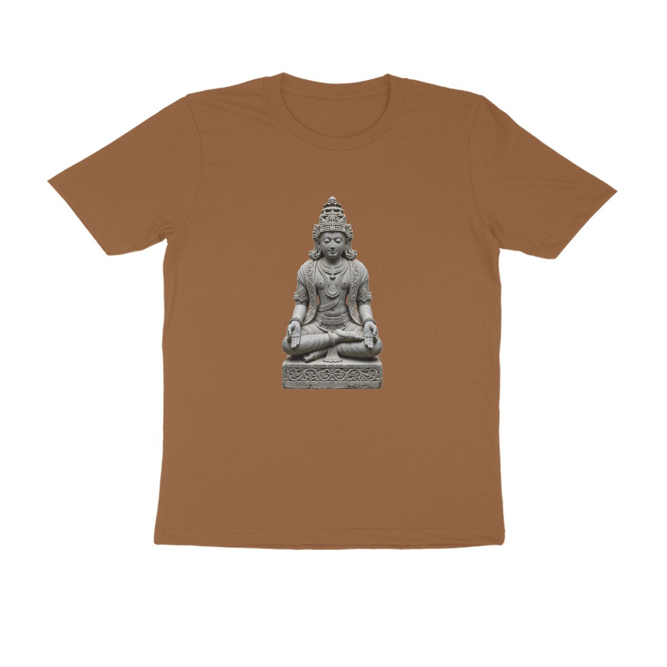 Golden Crown Yogi - Bold Color Temple Meditation Unisex T-Shirt - Image 12