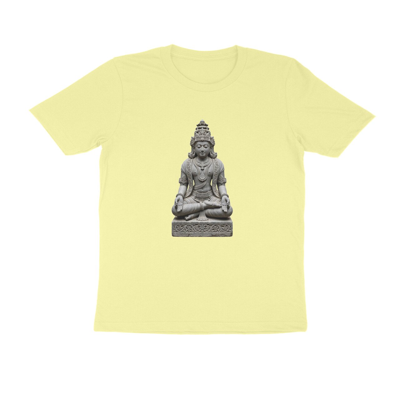 Golden Crown Yogi - Bold Color Temple Meditation Unisex T-Shirt - Image 13