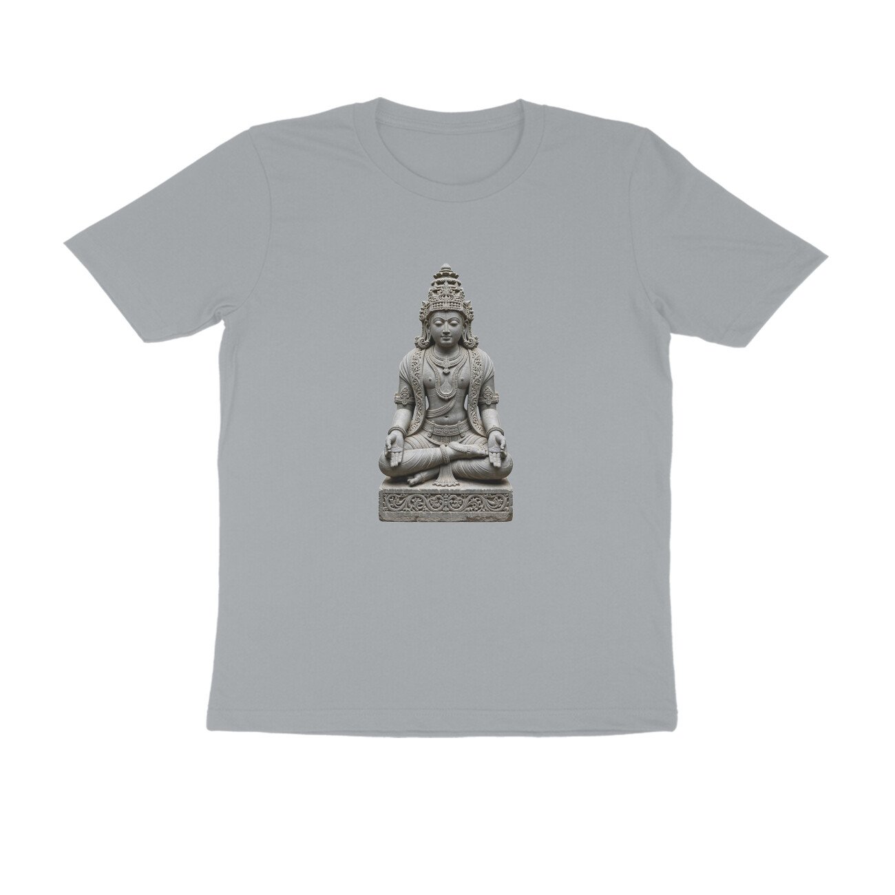 Golden Crown Yogi - Bold Color Temple Meditation Unisex T-Shirt - Image 14