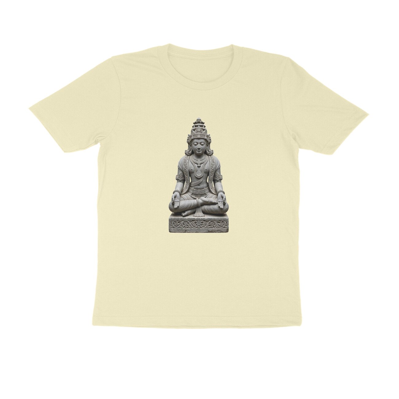 Golden Crown Yogi - Bold Color Temple Meditation Unisex T-Shirt - Image 18