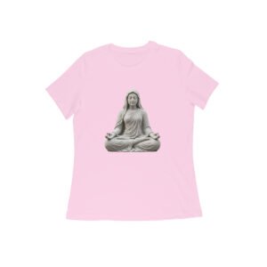 Divine Feminine Padmasana - Lotus Meditation Women's Half Sleeve T-Shirt