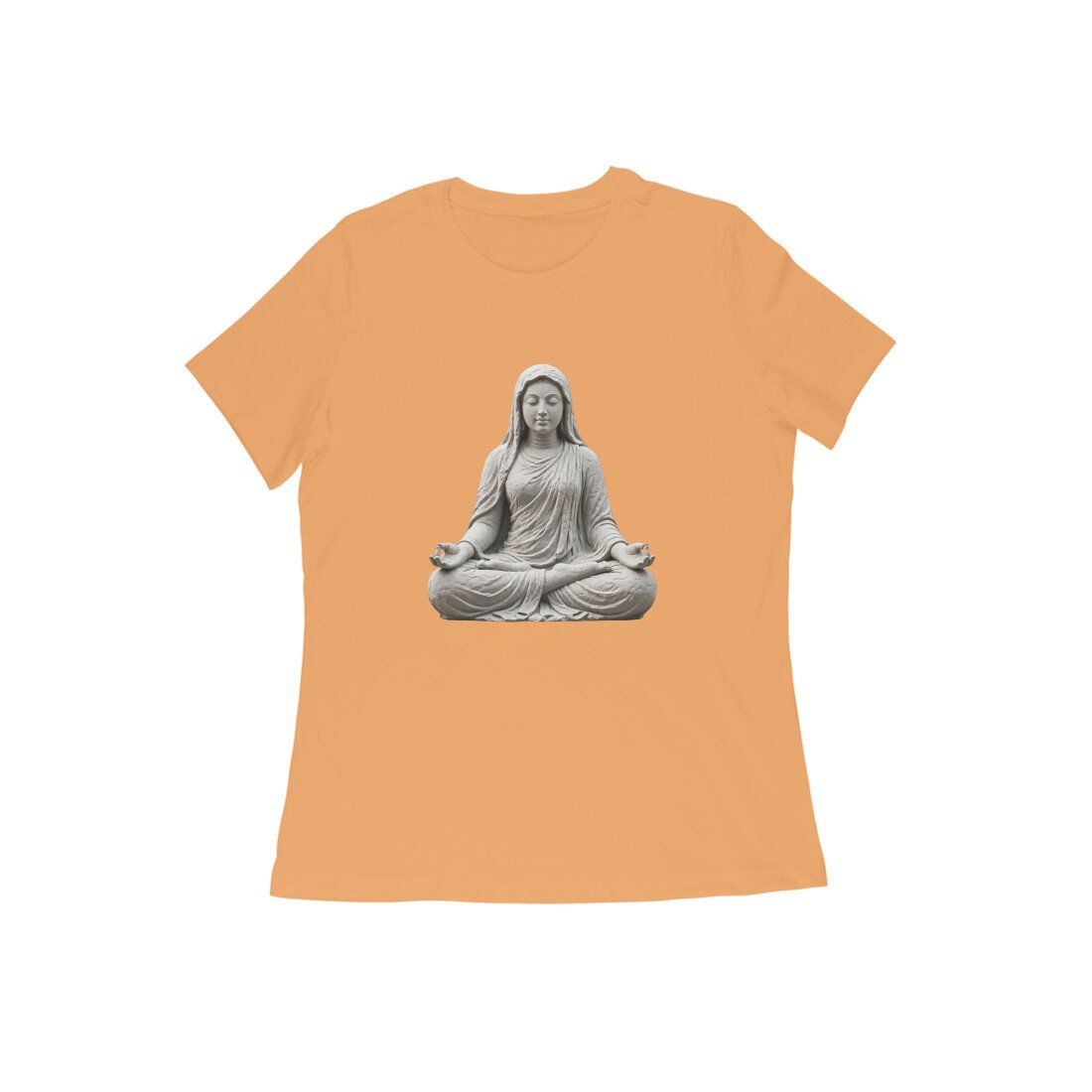 Divine Feminine Padmasana - Lotus Meditation Women's Half Sleeve T-Shirt - Image 5
