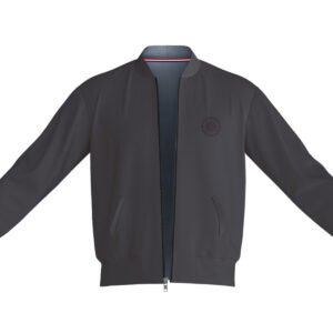 Om Konark Chakra Bomber Jacket for Men - Sacred Wheel Embroidered Streetwear