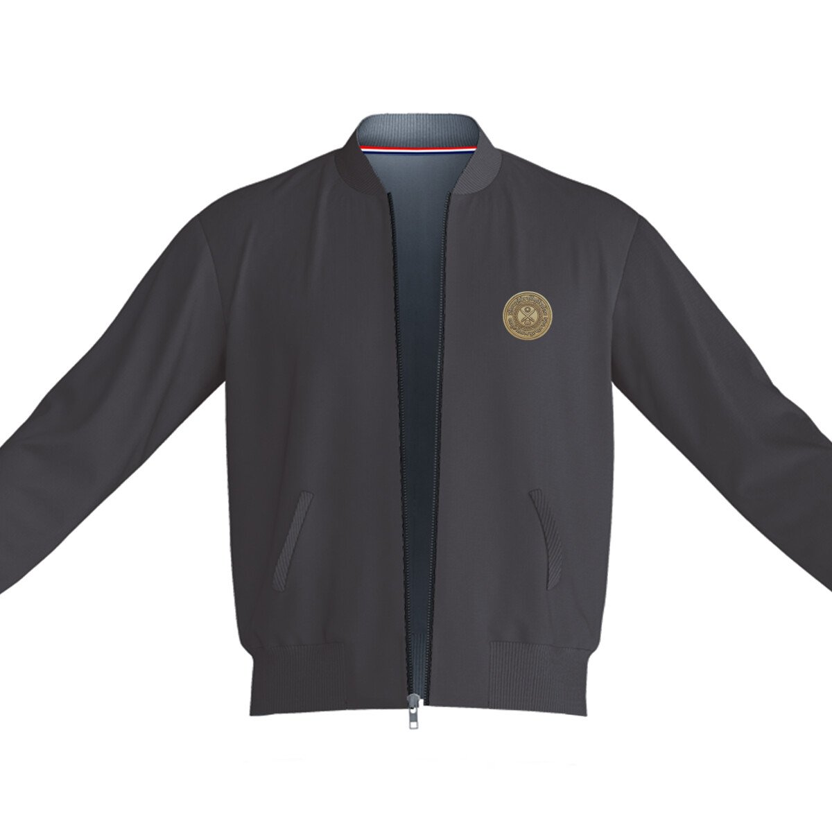 Shivaji Rajmudra Bomber Jacket for Men | Chhatrapati Shivaji Maharaj Heritage Jacket | Devlipi - Image 2