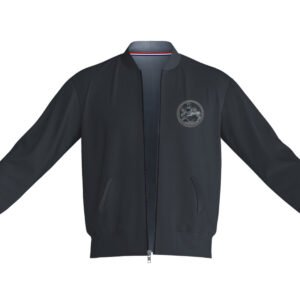 Hoysala Floral Scroll Indian Culture Bomber Jacket | Regular Fit 320 GSM | Devlipi