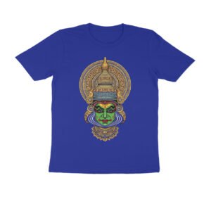Kathakali T-Shirt | Kerala Kathakali Face Tee | Vibrant Kathakali Head Shirt | Traditional Kerala Culture Shirt | Pacha Vesham Design