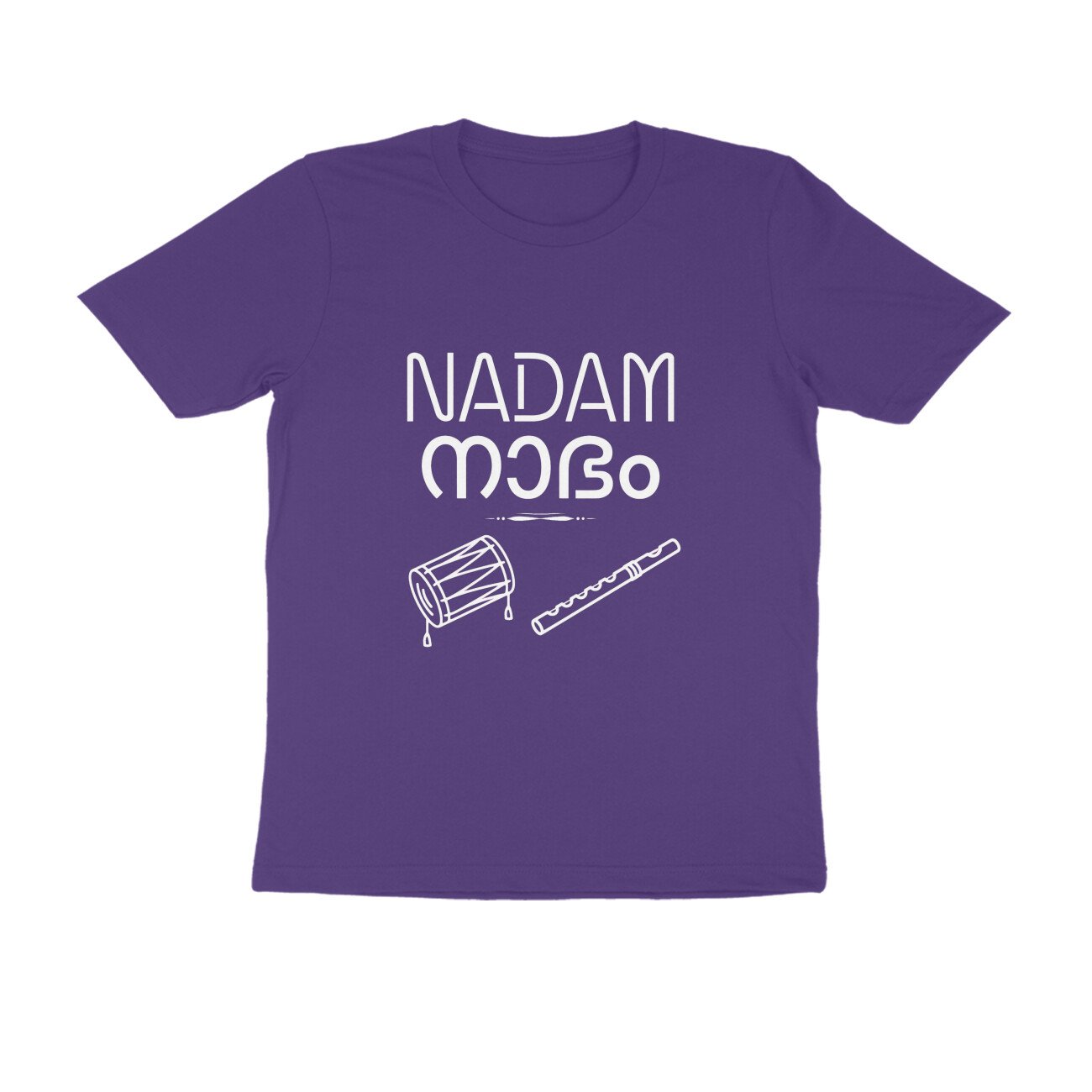 Nadam Typography Kerala T-Shirt – Malayalam Sound & Cultural Graphic Tee | Devlipi - Image 2