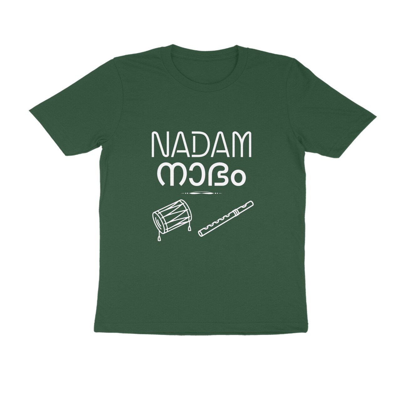 Nadam Typography Kerala T-Shirt – Malayalam Sound & Cultural Graphic Tee | Devlipi - Image 3