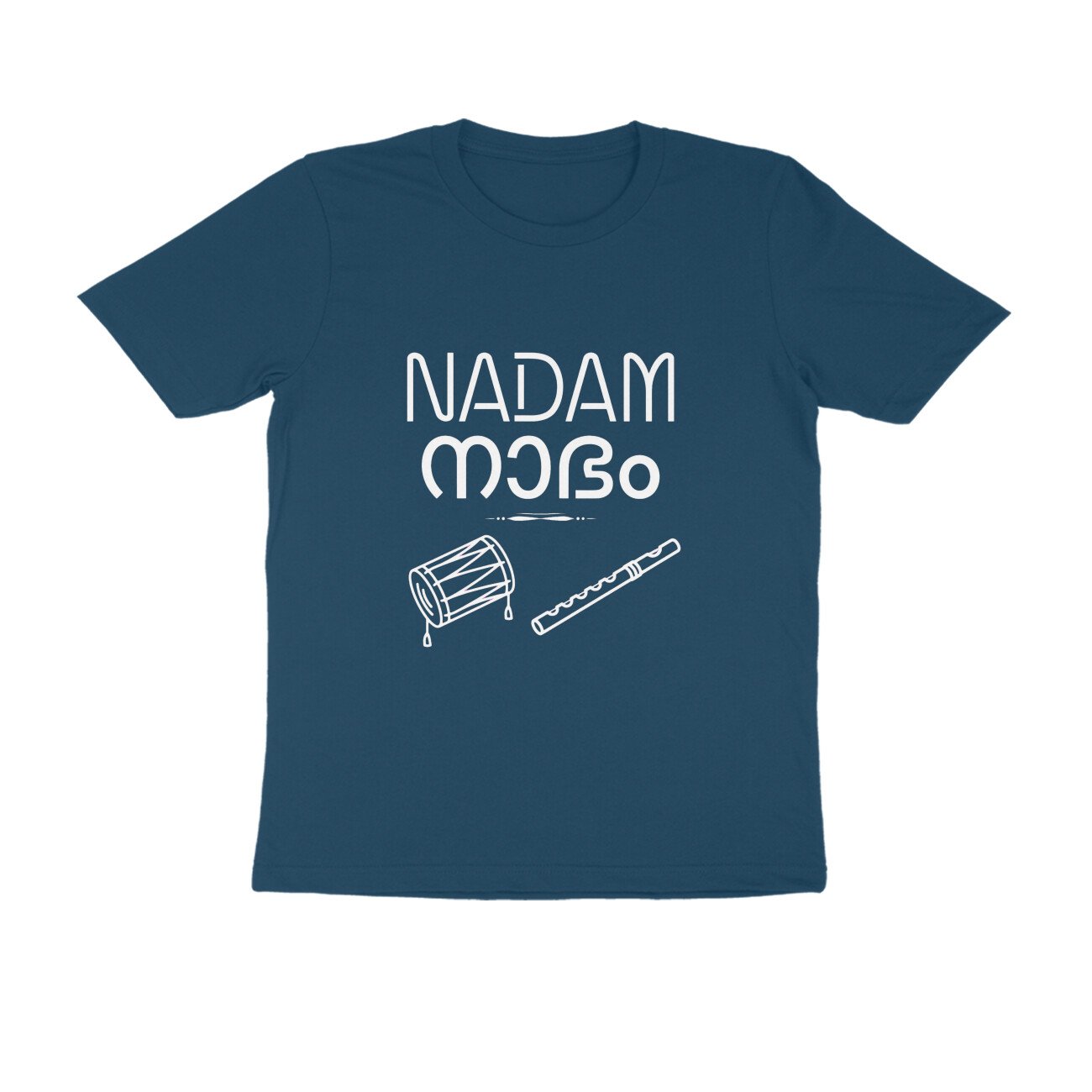 Nadam Typography Kerala T-Shirt – Malayalam Sound & Cultural Graphic Tee | Devlipi - Image 4
