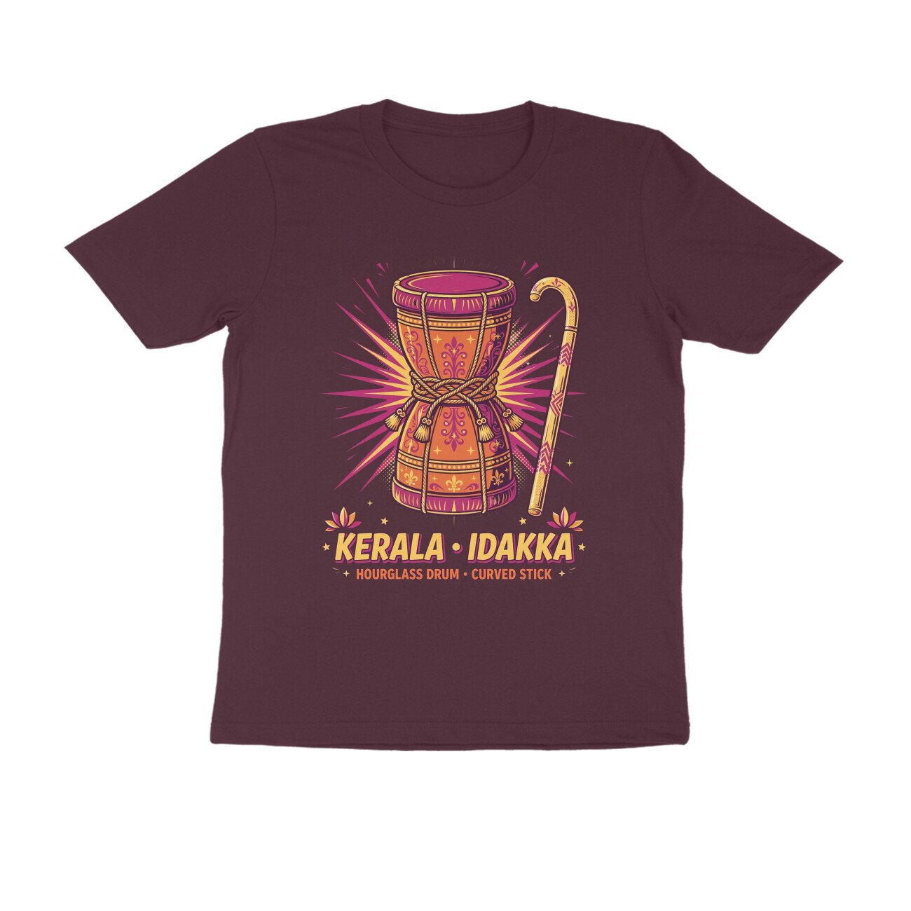 Kerala Idakka T-Shirt – Traditional Drum Graphic Tee | Devlipi - Image 2