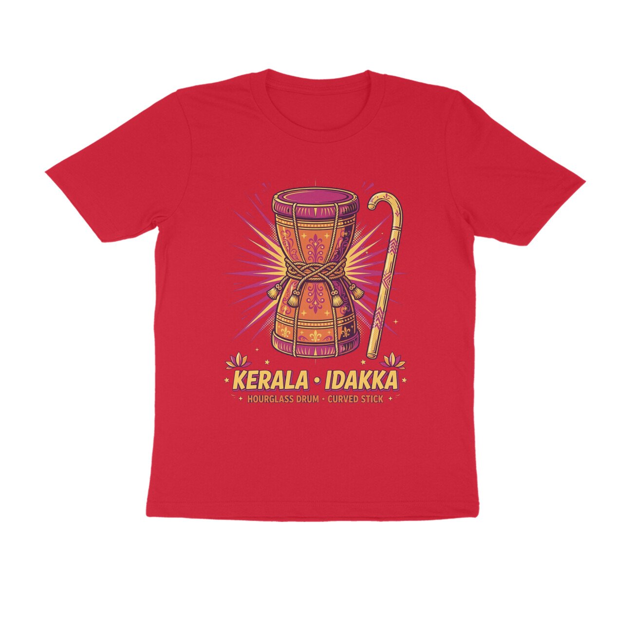 Kerala Idakka T-Shirt – Traditional Drum Graphic Tee | Devlipi - Image 4