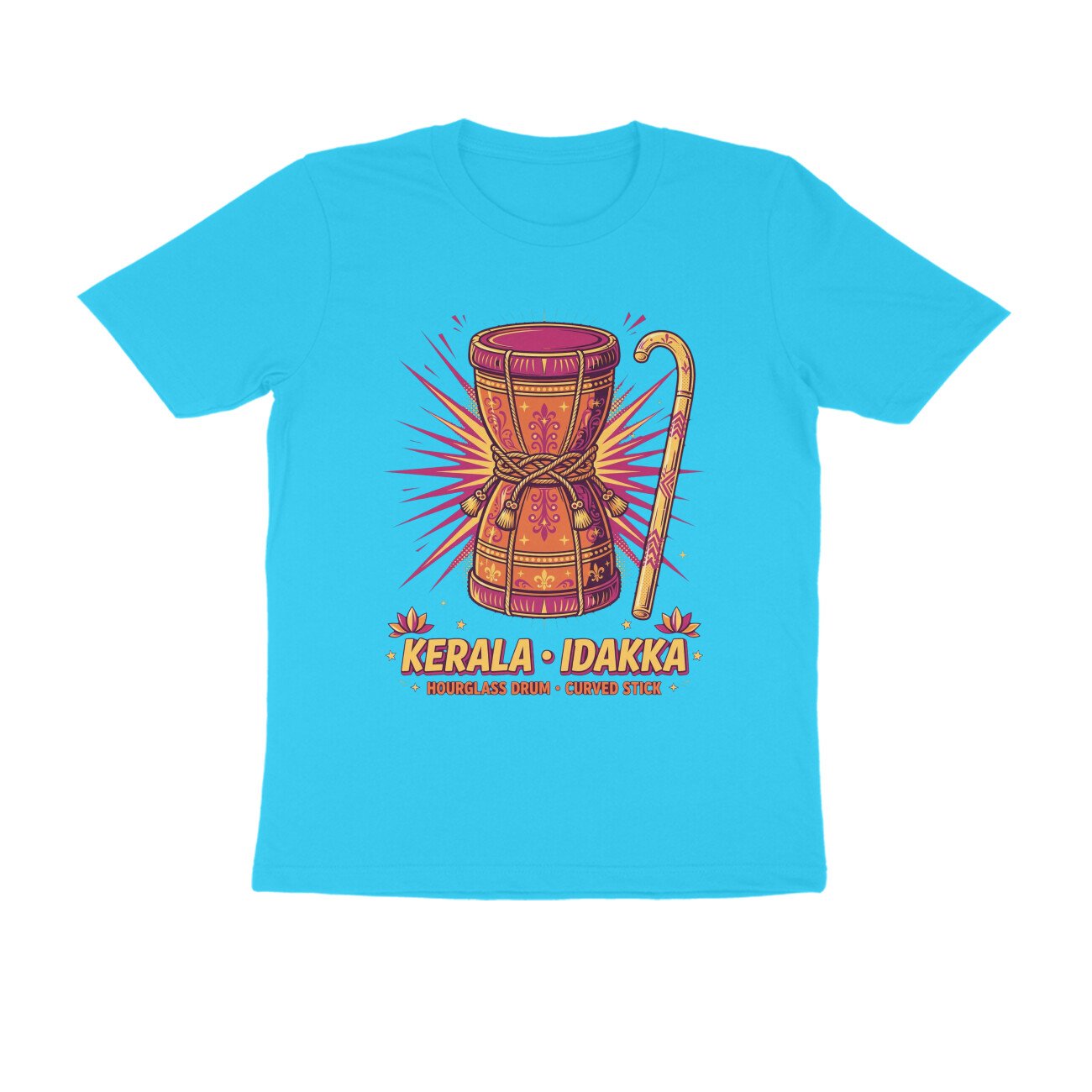 Kerala Idakka T-Shirt – Traditional Drum Graphic Tee | Devlipi - Image 5