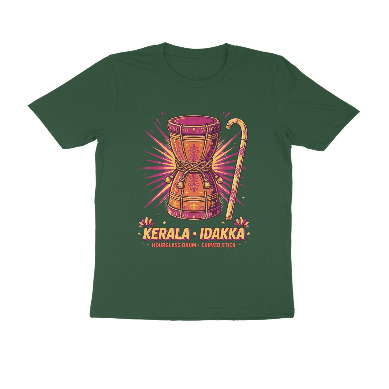 Kerala Idakka T-Shirt – Traditional Drum Graphic Tee | Devlipi - Image 7