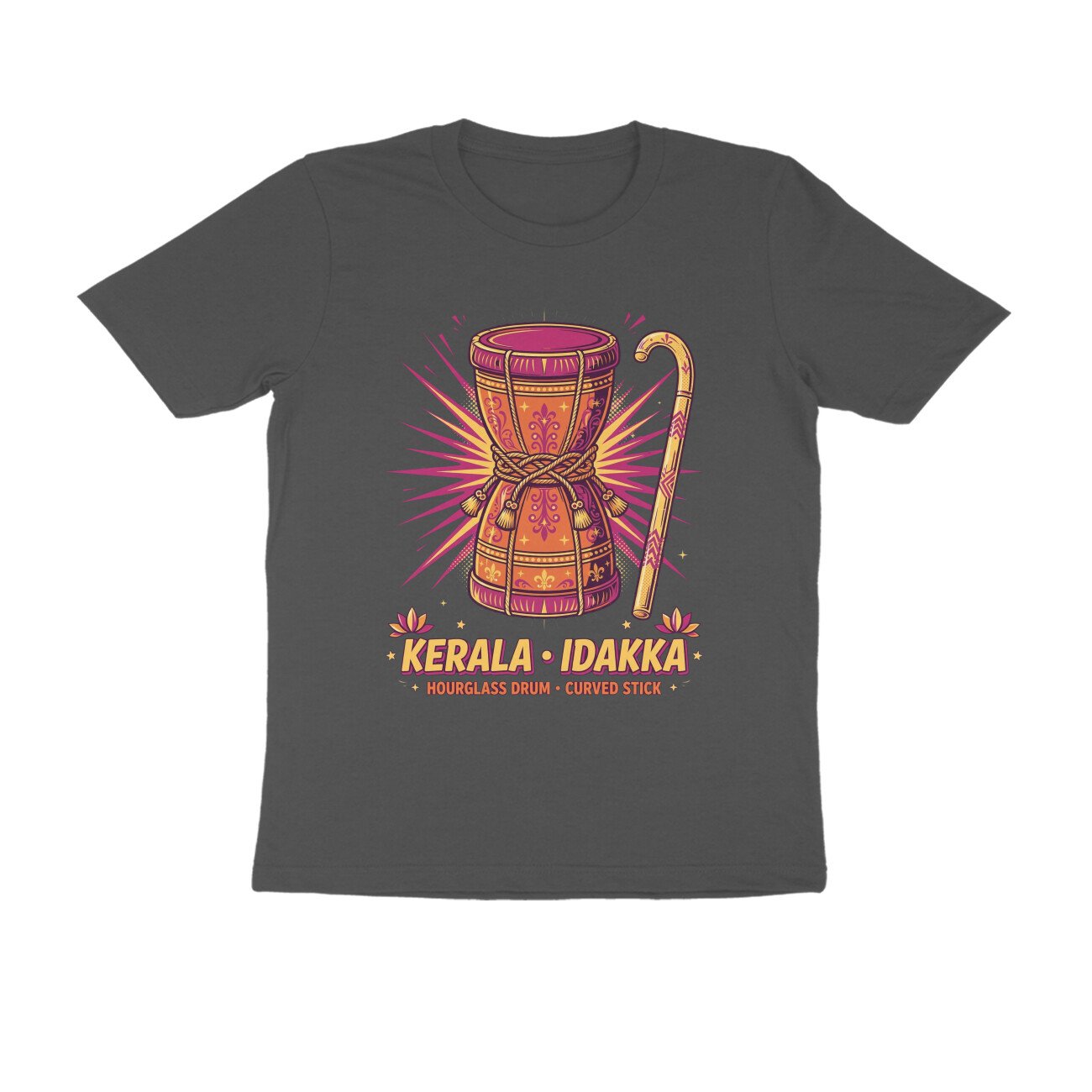 Kerala Idakka T-Shirt – Traditional Drum Graphic Tee | Devlipi - Image 8