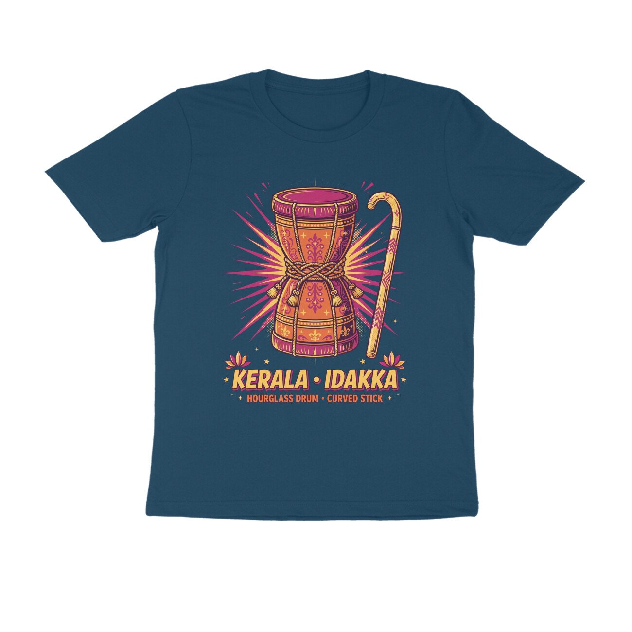 Kerala Idakka T-Shirt – Traditional Drum Graphic Tee | Devlipi - Image 10