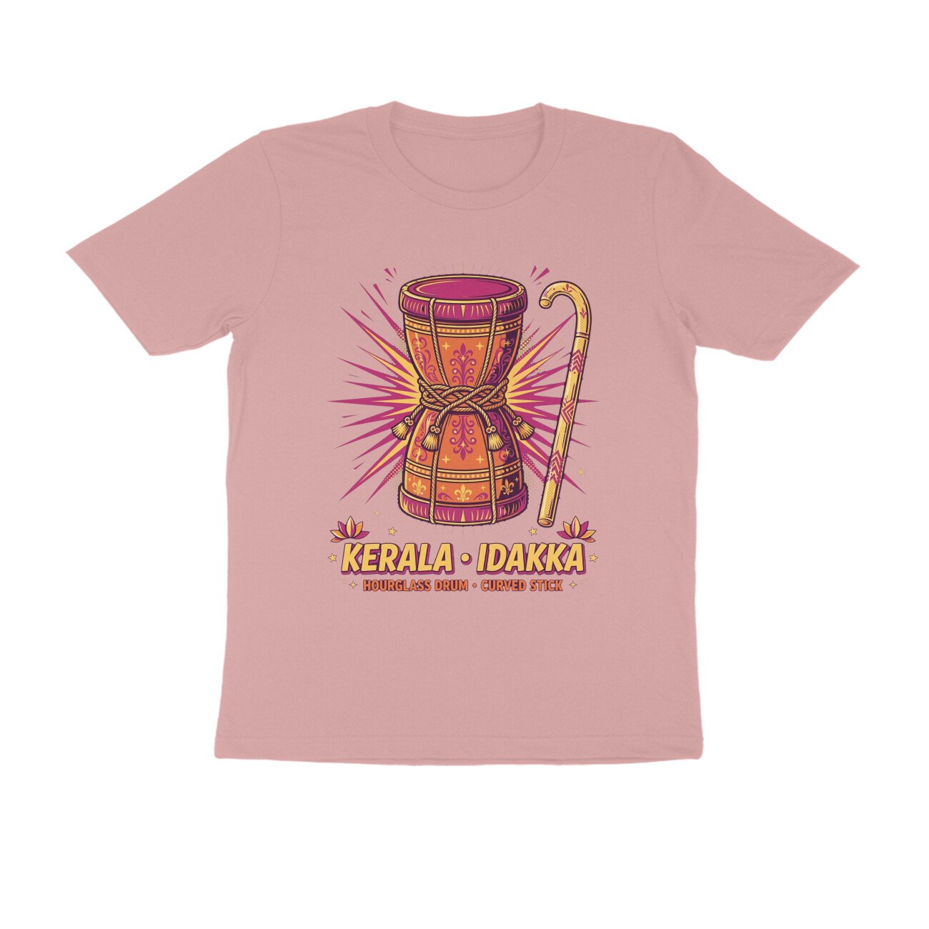 Kerala Idakka T-Shirt – Traditional Drum Graphic Tee | Devlipi - Image 11