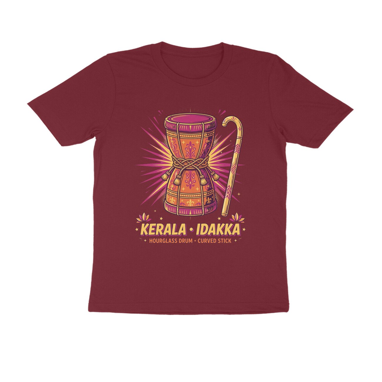 Kerala Idakka T-Shirt – Traditional Drum Graphic Tee | Devlipi - Image 12
