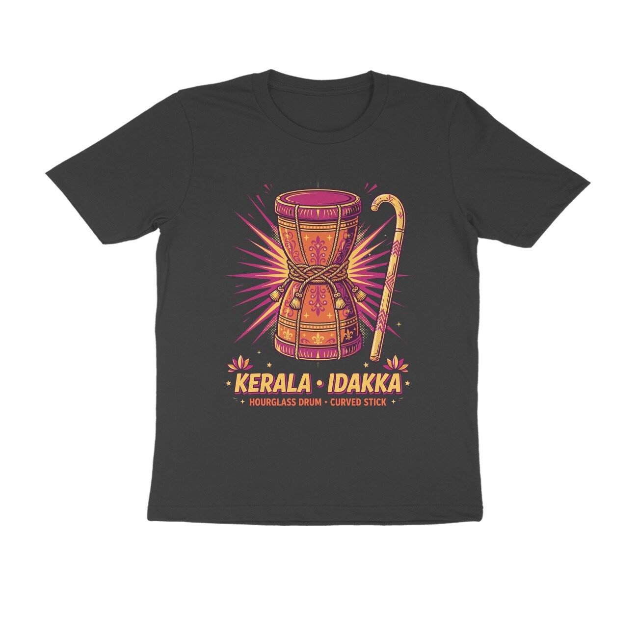 Kerala Idakka T-Shirt – Traditional Drum Graphic Tee | Devlipi - Image 13
