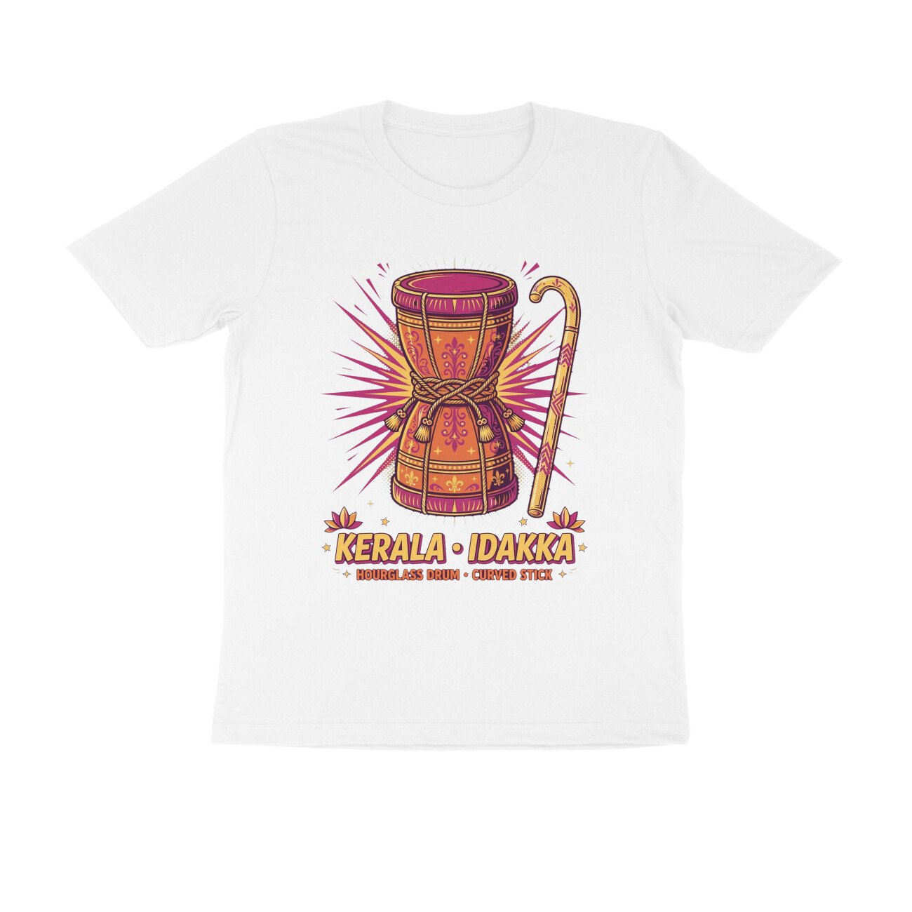Kerala Idakka T-Shirt – Traditional Drum Graphic Tee | Devlipi - Image 16