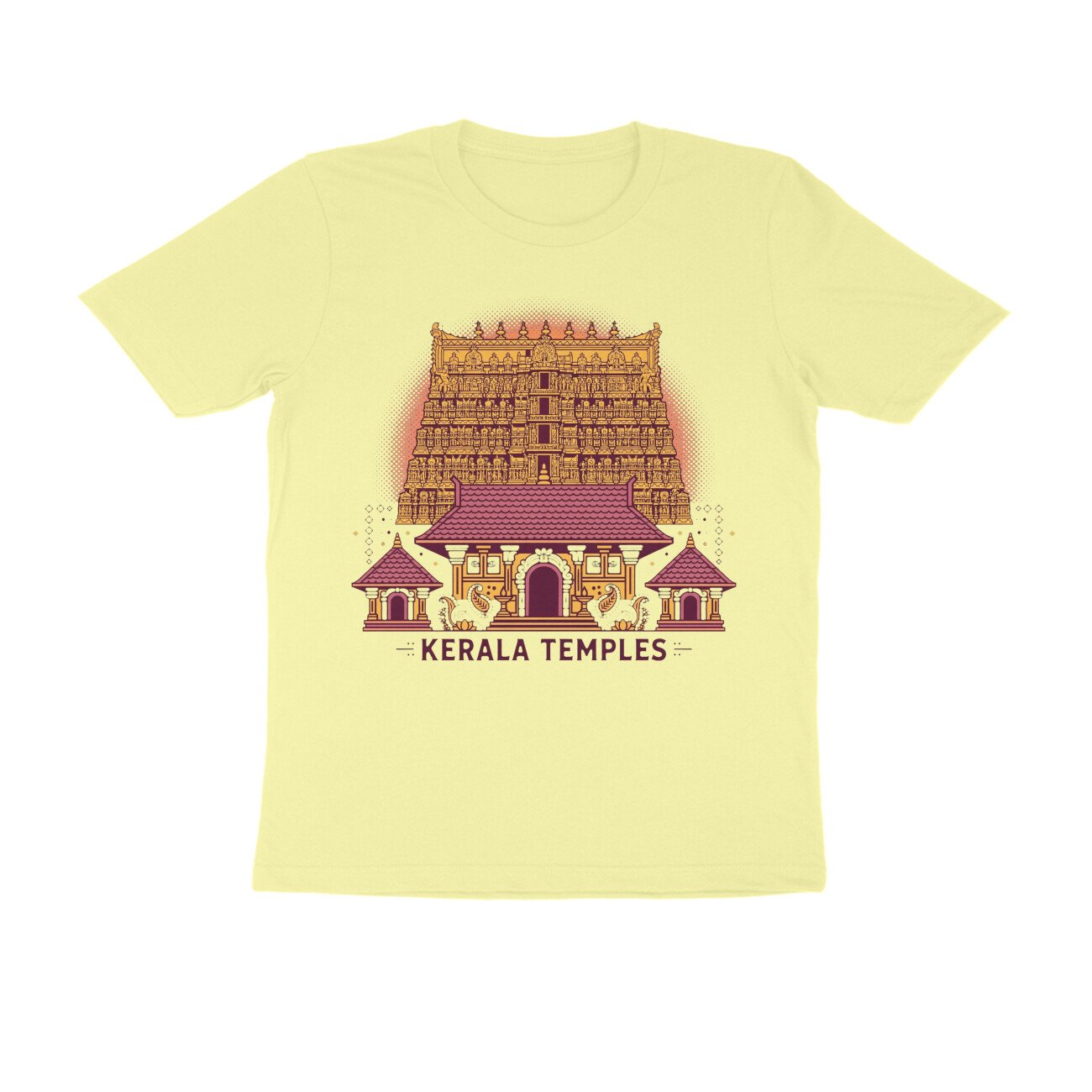 Padmanabhaswamy Temple T-Shirt – Kerala Temple Heritage Graphic Tee | Devlipi - Image 3