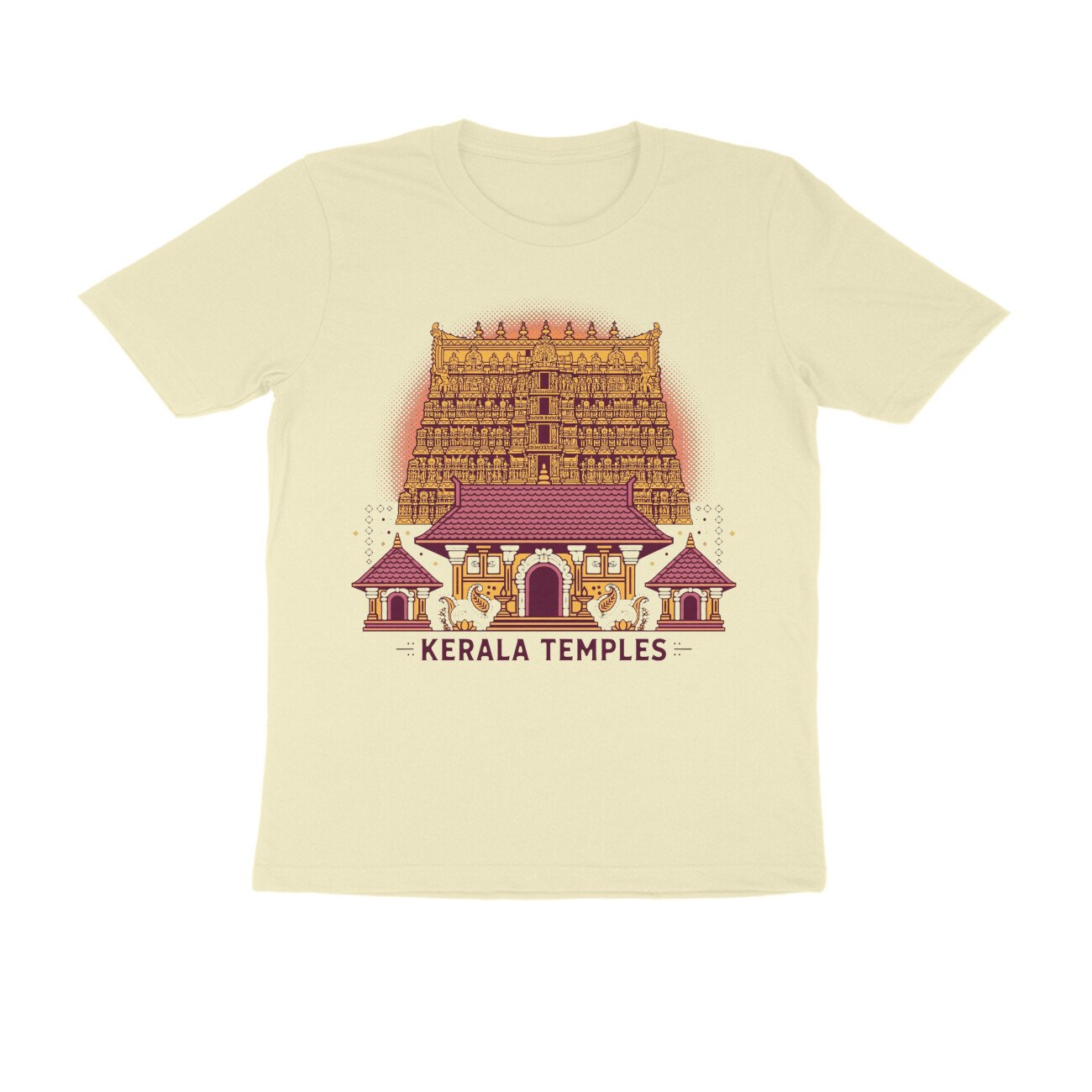 Padmanabhaswamy Temple T-Shirt – Kerala Temple Heritage Graphic Tee | Devlipi - Image 4