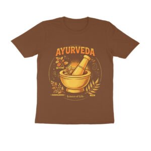 Kerala Ayurveda T-Shirt – Ayurvedic Treatment & Herbal Wellness Graphic Tee | Devlipi