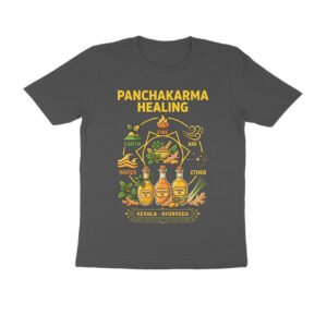 Kerala Ayurveda Treatment T-Shirt – Panchakarma Healing & Herbal Wellness Graphic Tee | Devlipi