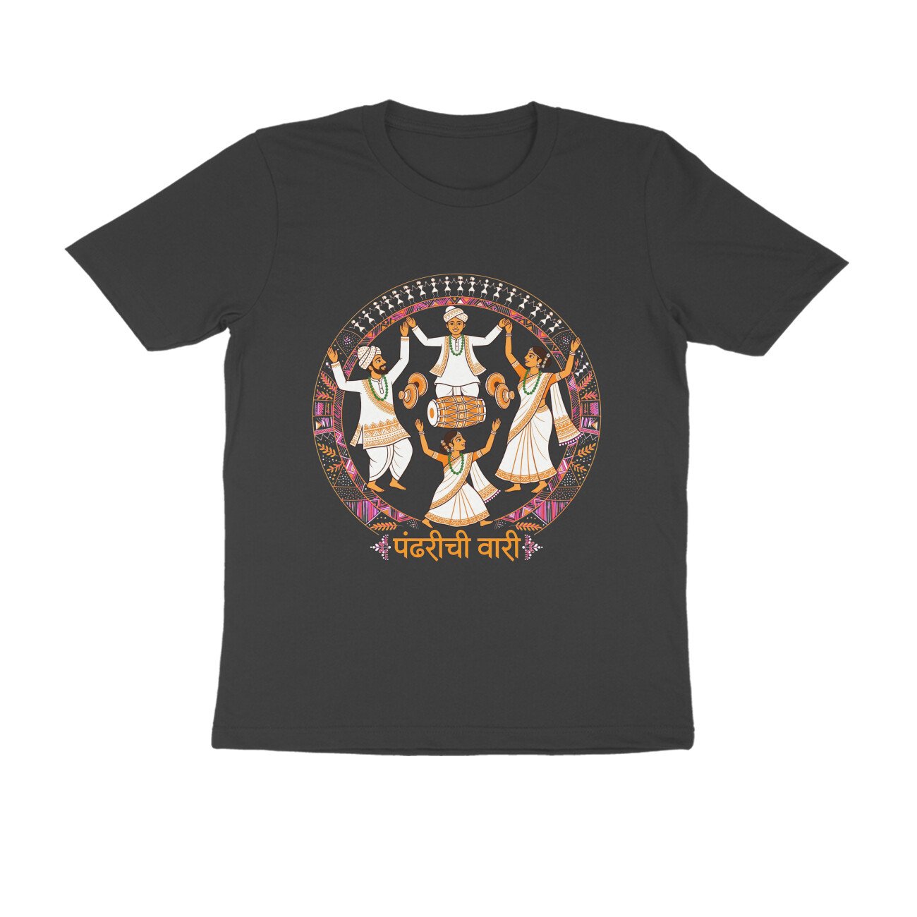 Pandharichi Vari T-Shirt | Pandharpur Wari Varkari Marathi Maharashtra Design - Image 3