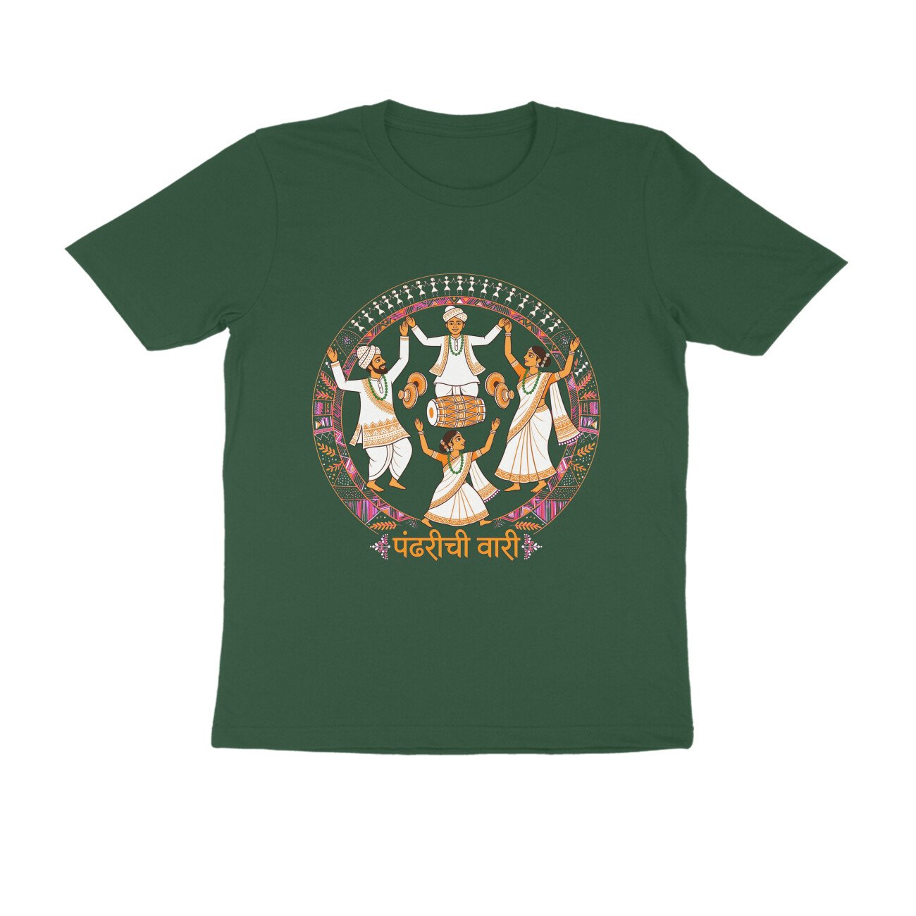 Pandharichi Vari T-Shirt | Pandharpur Wari Varkari Marathi Maharashtra Design - Image 6