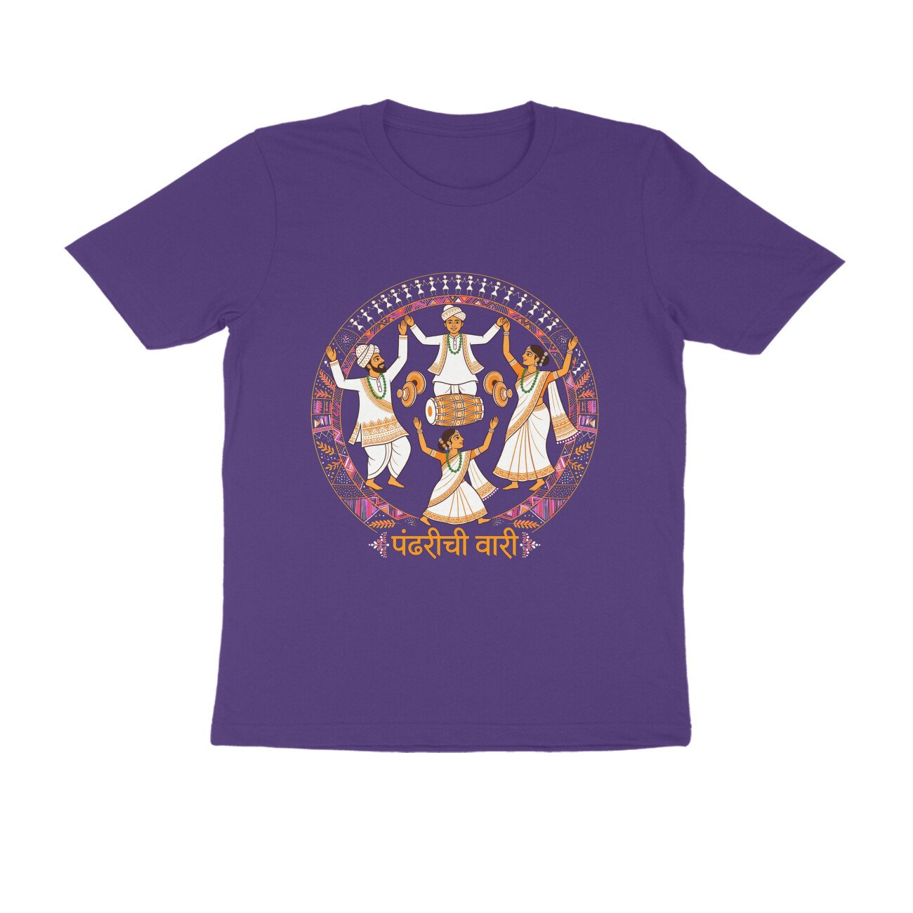 Pandharichi Vari T-Shirt | Pandharpur Wari Varkari Marathi Maharashtra Design - Image 7