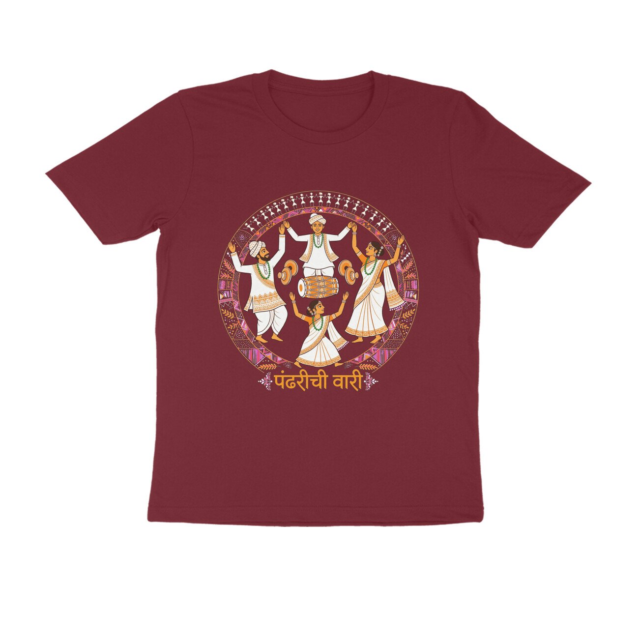 Pandharichi Vari T-Shirt | Pandharpur Wari Varkari Marathi Maharashtra Design - Image 8