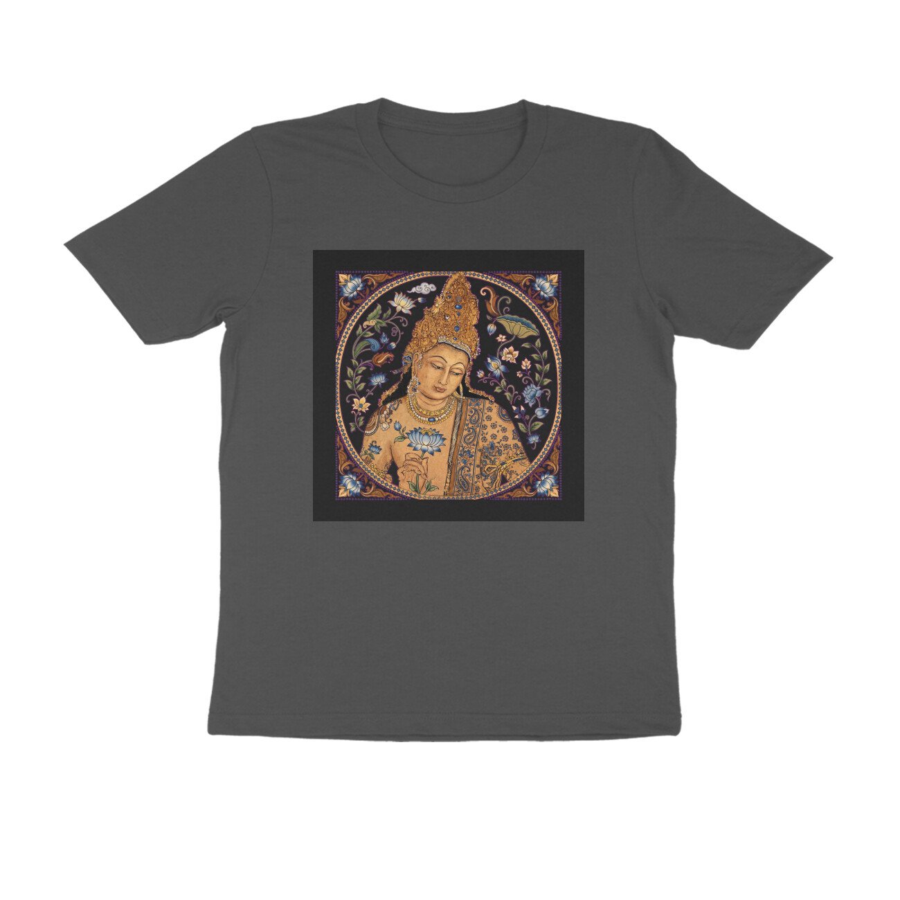 Ajanta Art T-Shirt | Ancient Indian Cave Paintings, Maharashtra Heritage & Buddhist Art