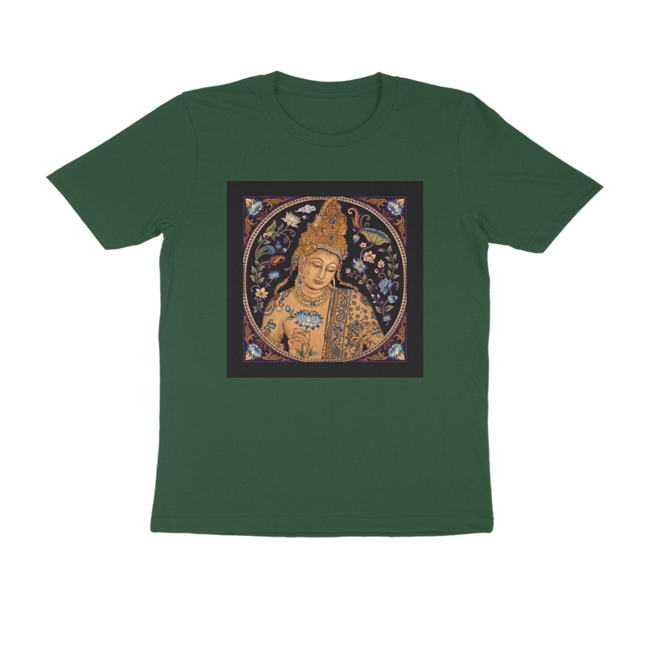Ajanta Art T-Shirt | Ancient Indian Cave Paintings, Maharashtra Heritage & Buddhist Art - Image 4